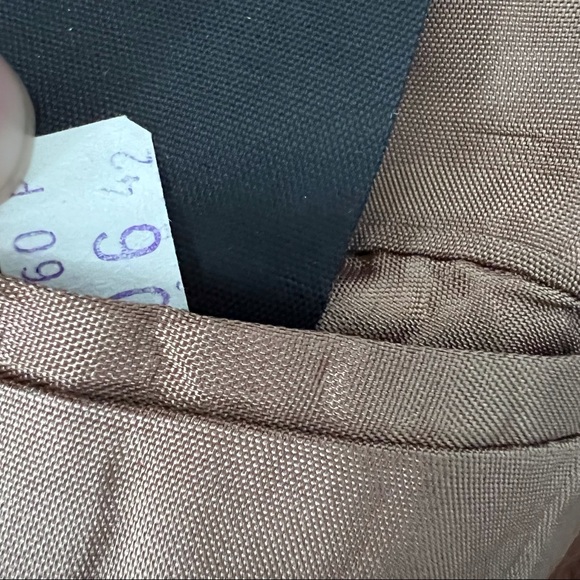 Vintage wool silk oversize warm brown blazer jacket coat - Picture 12 of 13